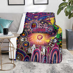 NAIDOC Week 2025 Lions Football Blanket Aboriginal Dot Painting