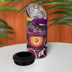 NAIDOC Week 2025 Lions Football 4 in 1 Can Cooler Tumbler Aboriginal Dot Painting