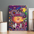 NAIDOC Week 2025 Lions Football Canvas Wall Art Aboriginal Dot Painting