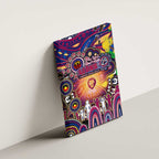 NAIDOC Week 2025 Lions Football Canvas Wall Art Aboriginal Dot Painting