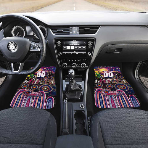 NAIDOC Week 2025 Lions Football Car Mats Aboriginal Dot Painting