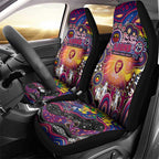 NAIDOC Week 2025 Lions Football Car Seat Cover Aboriginal Dot Painting
