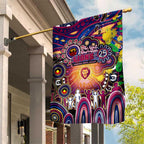 NAIDOC Week 2025 Lions Football Garden Flag Aboriginal Dot Painting