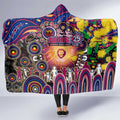 NAIDOC Week 2025 Lions Football Hooded Blanket Aboriginal Dot Painting