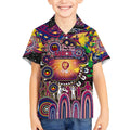 Personalised NAIDOC Week 2025 Lions Football Kid Hawaiian Shirt Aboriginal Dot Painting