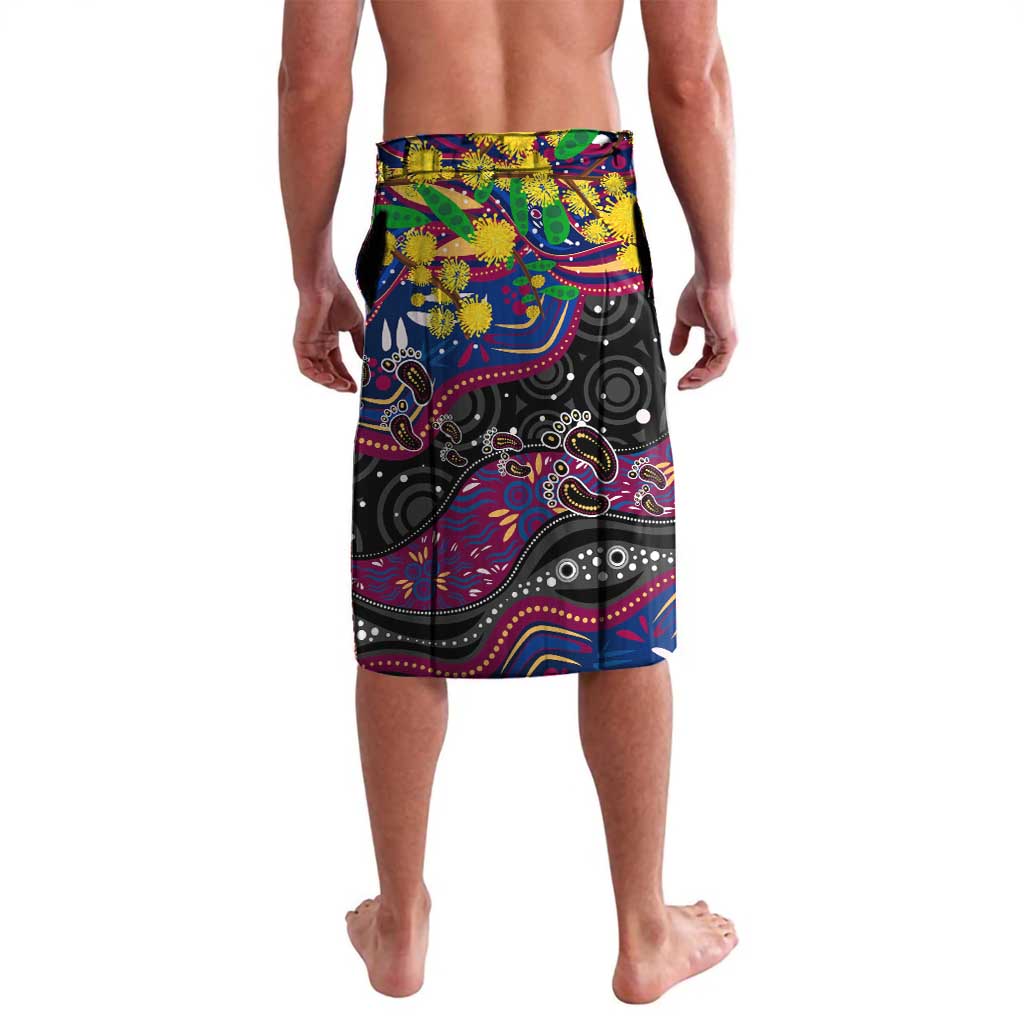 Personalised NAIDOC Week 2025 Lions Football Lavalava Aboriginal Dot Painting