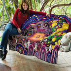 NAIDOC Week 2025 Lions Football Quilt Aboriginal Dot Painting