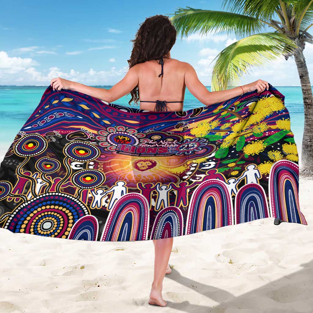 NAIDOC Week 2025 Lions Football Sarong Aboriginal Dot Painting