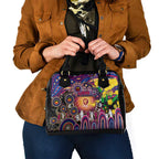 NAIDOC Week 2025 Lions Football Shoulder Handbag Aboriginal Dot Painting