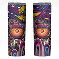 NAIDOC Week 2025 Lions Football Skinny Tumbler Aboriginal Dot Painting