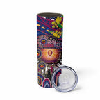 NAIDOC Week 2025 Lions Football Skinny Tumbler Aboriginal Dot Painting