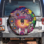 NAIDOC Week 2025 Lions Football Spare Tire Cover Aboriginal Dot Painting