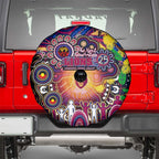 NAIDOC Week 2025 Lions Football Spare Tire Cover Aboriginal Dot Painting
