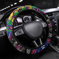 NAIDOC Week 2025 Lions Football Steering Wheel Cover Aboriginal Dot Painting