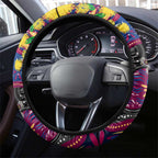 NAIDOC Week 2025 Lions Football Steering Wheel Cover Aboriginal Dot Painting