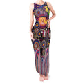 Personalised NAIDOC Week 2025 Lions Football Tank Maxi Dress Aboriginal Dot Painting