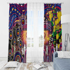 NAIDOC Week 2025 Lions Football Window Curtain Aboriginal Dot Painting