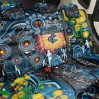 NAIDOC Week 2025 Blues Football Back Car Seat Cover Aboriginal Dot Painting