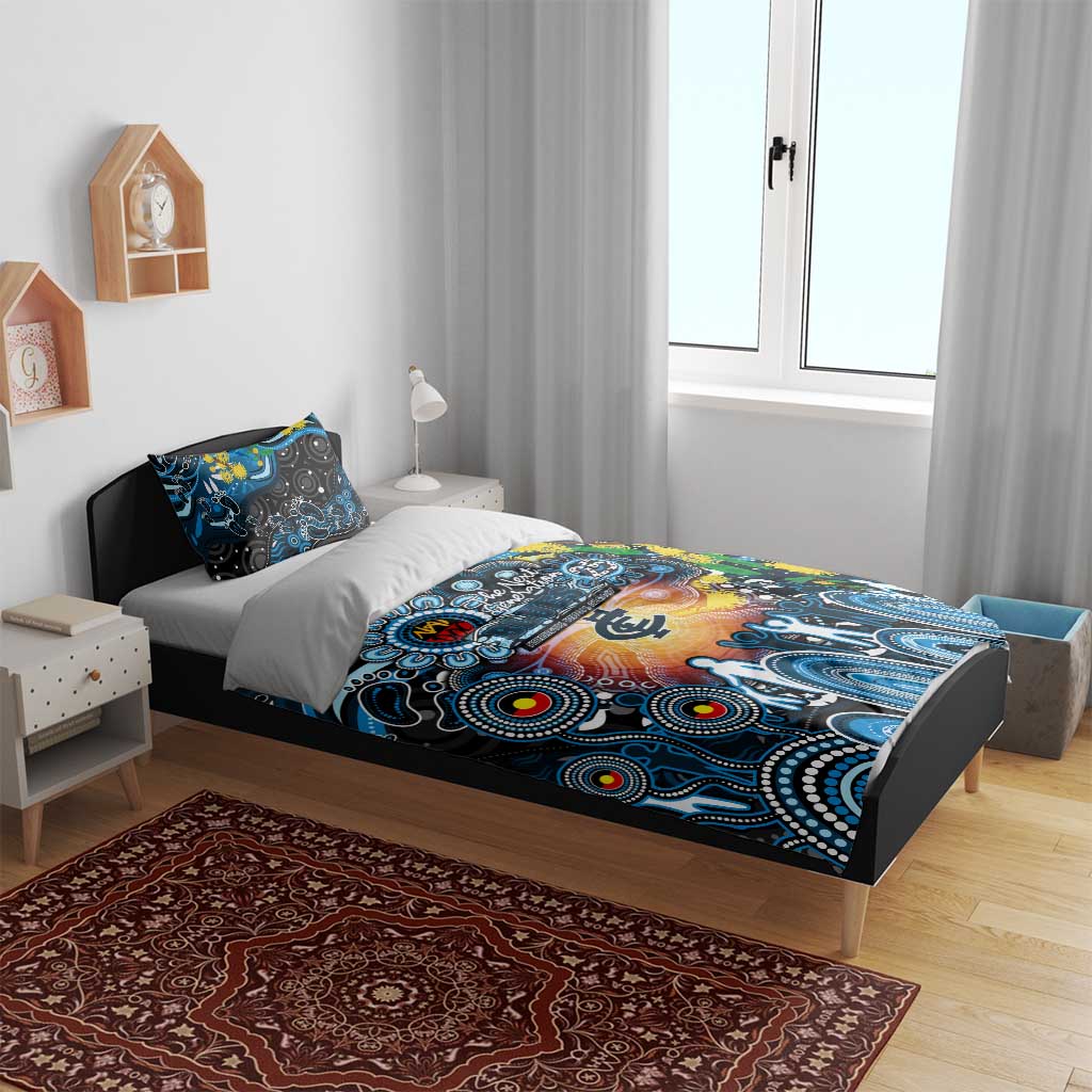 NAIDOC Week 2025 Blues Football Bedding Set Aboriginal Dot Painting