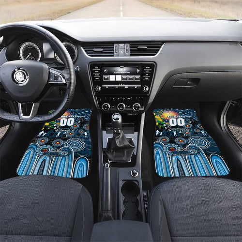 NAIDOC Week 2025 Blues Football Car Mats Aboriginal Dot Painting