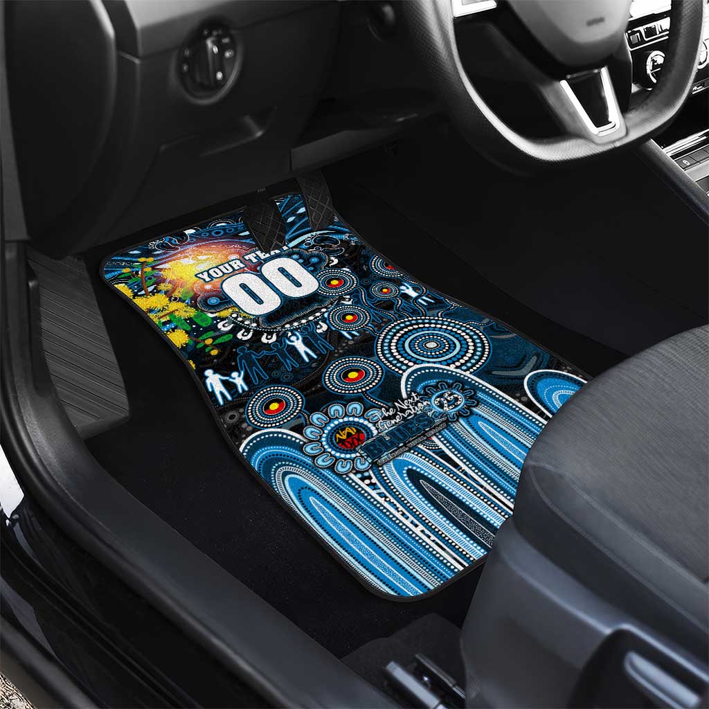 NAIDOC Week 2025 Blues Football Car Mats Aboriginal Dot Painting
