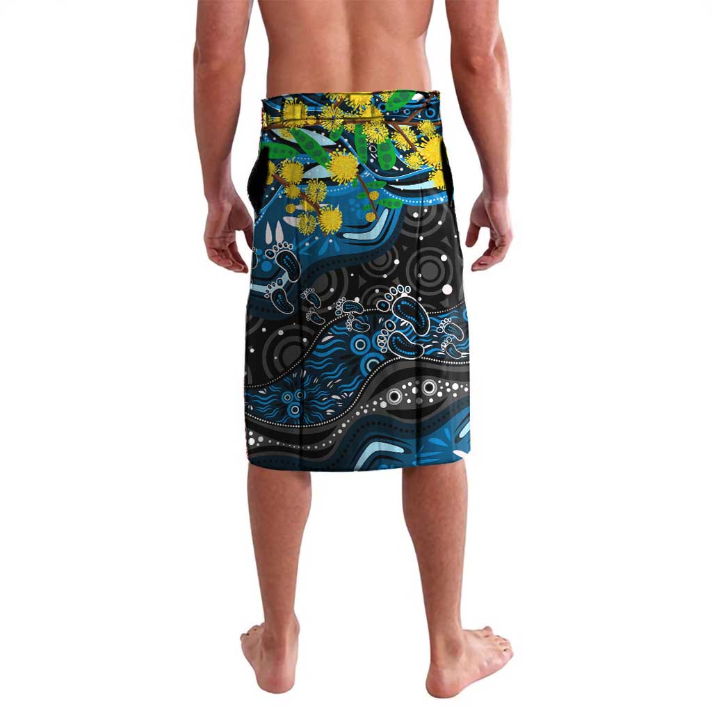 Personalised NAIDOC Week 2025 Blues Football Lavalava Aboriginal Dot Painting