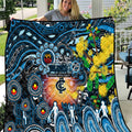 NAIDOC Week 2025 Blues Football Quilt Aboriginal Dot Painting