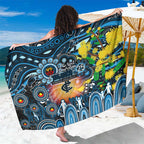 NAIDOC Week 2025 Blues Football Sarong Aboriginal Dot Painting