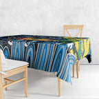NAIDOC Week 2025 Blues Football Tablecloth Aboriginal Dot Painting