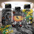 NAIDOC Week 2025 Magpies Football Back Car Seat Cover Aboriginal Dot Painting