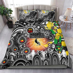 NAIDOC Week 2025 Magpies Football Bedding Set Aboriginal Dot Painting