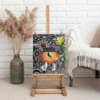 NAIDOC Week 2025 Magpies Football Canvas Wall Art Aboriginal Dot Painting