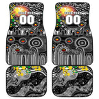 NAIDOC Week 2025 Magpies Football Car Mats Aboriginal Dot Painting