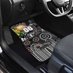 NAIDOC Week 2025 Magpies Football Car Mats Aboriginal Dot Painting