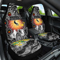 NAIDOC Week 2025 Magpies Football Car Seat Cover Aboriginal Dot Painting