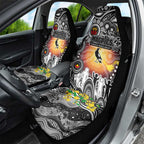 NAIDOC Week 2025 Magpies Football Car Seat Cover Aboriginal Dot Painting