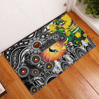 NAIDOC Week 2025 Magpies Football Rubber Doormat Aboriginal Dot Painting