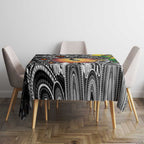 NAIDOC Week 2025 Magpies Football Tablecloth Aboriginal Dot Painting