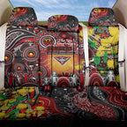 NAIDOC Week 2025 Bombers Football Back Car Seat Cover Aboriginal Dot Painting