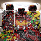 NAIDOC Week 2025 Bombers Football Back Car Seat Cover Aboriginal Dot Painting