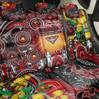 NAIDOC Week 2025 Bombers Football Back Car Seat Cover Aboriginal Dot Painting
