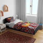 NAIDOC Week 2025 Bombers Football Bedding Set Aboriginal Dot Painting