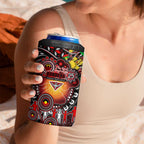 NAIDOC Week 2025 Bombers Football 4 in 1 Can Cooler Tumbler Aboriginal Dot Painting