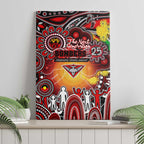 NAIDOC Week 2025 Bombers Football Canvas Wall Art Aboriginal Dot Painting