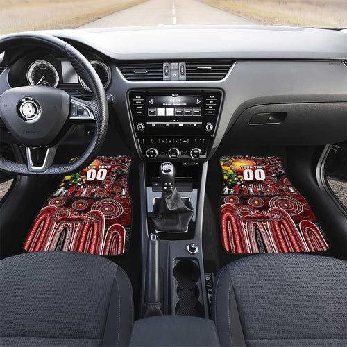 NAIDOC Week 2025 Bombers Football Car Mats Aboriginal Dot Painting