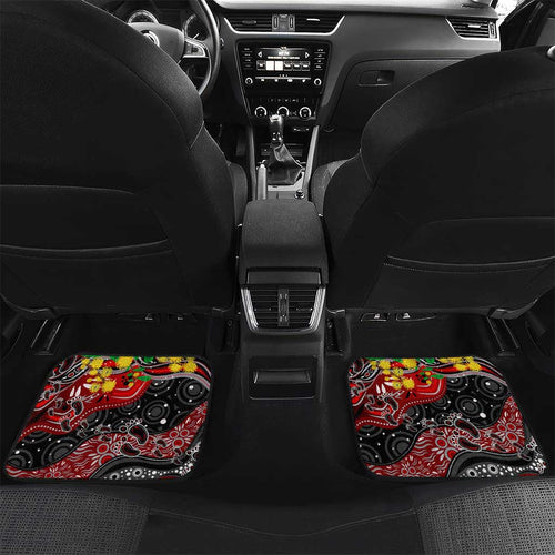NAIDOC Week 2025 Bombers Football Car Mats Aboriginal Dot Painting