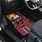 NAIDOC Week 2025 Bombers Football Car Mats Aboriginal Dot Painting