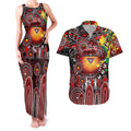 Personalised NAIDOC Week 2025 Bombers Football Couples Matching Tank Maxi Dress and Hawaiian Shirt Aboriginal Dot Painting