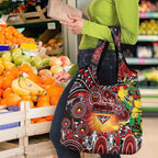 NAIDOC Week 2025 Bombers Football Grocery Bag Aboriginal Dot Painting
