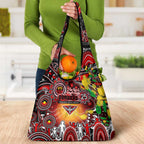 NAIDOC Week 2025 Bombers Football Grocery Bag Aboriginal Dot Painting